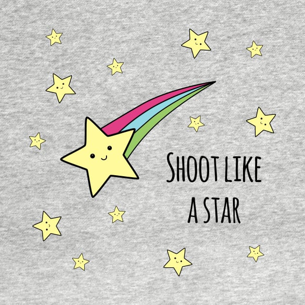 'Shoot Like A Star' by bluevolcanoshop@gmail.com